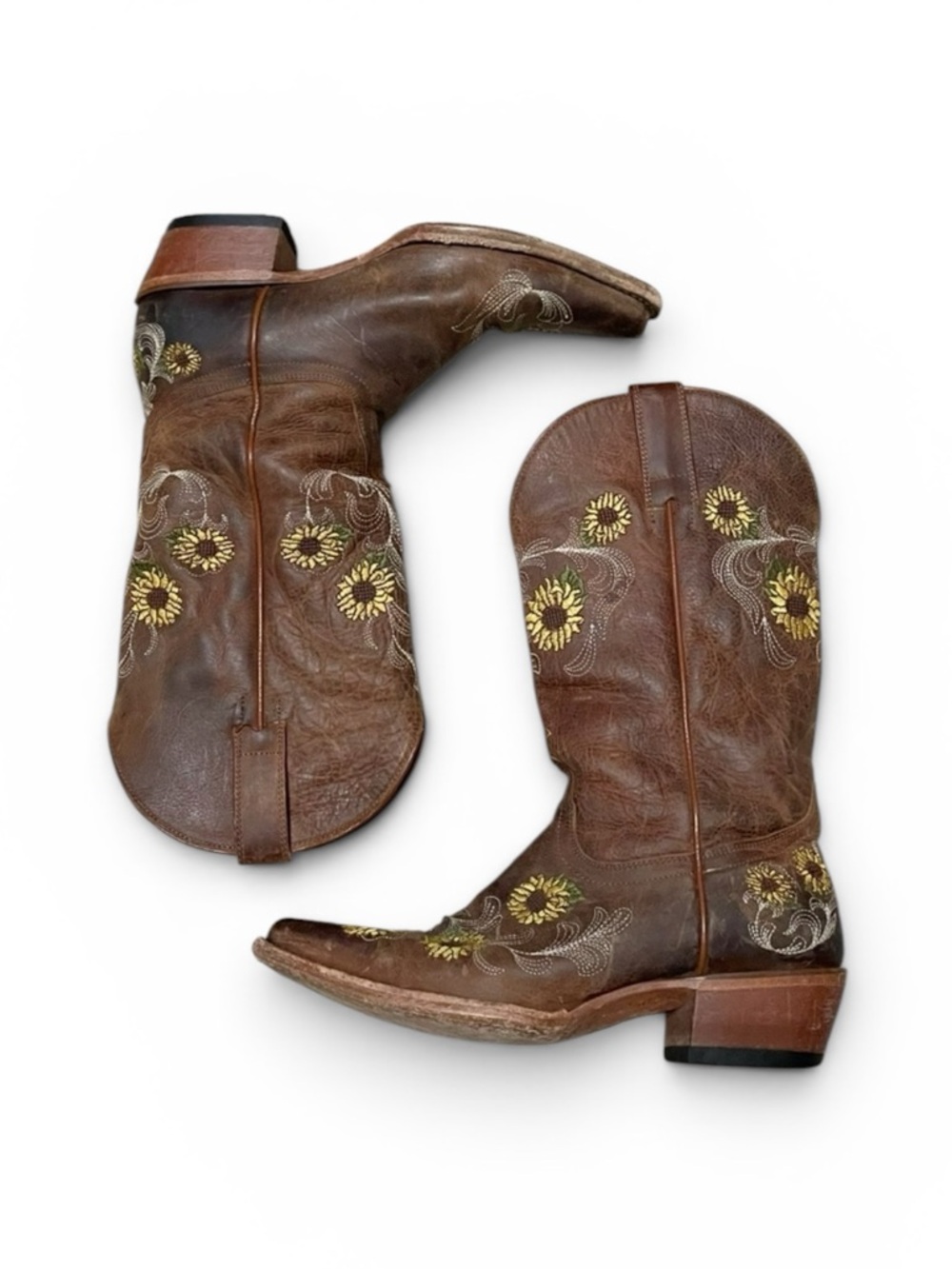 Shyanne Women's Jolyn Sunflower Western Boots - Picture 4 of 10